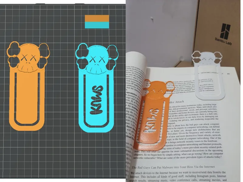 Kaws Companion Bearbric NO sup notebook bookmark