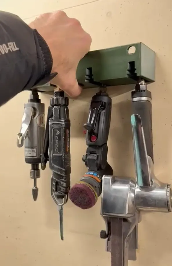 Pneumatic instrument wall holder V2 - Free 3D Print Model - MakerWorld