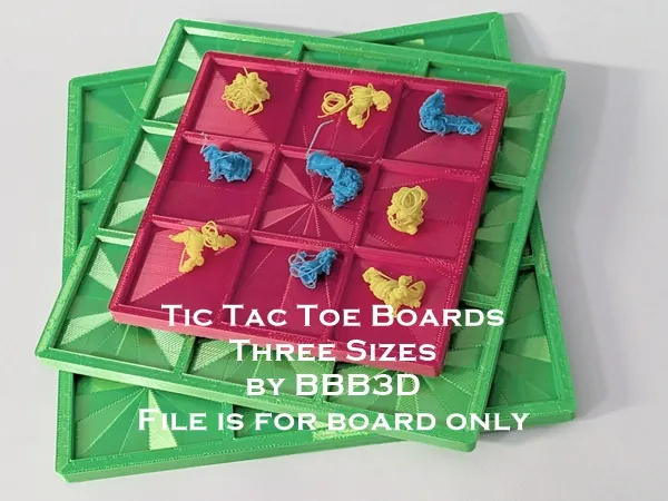 Tic Tac Toe Blank Board