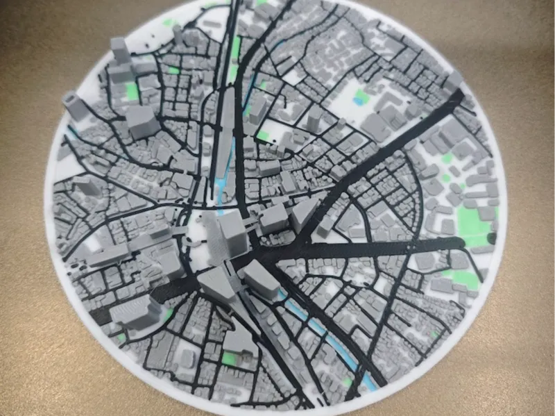 Cartographie de Shibuya à Tokyo avec building