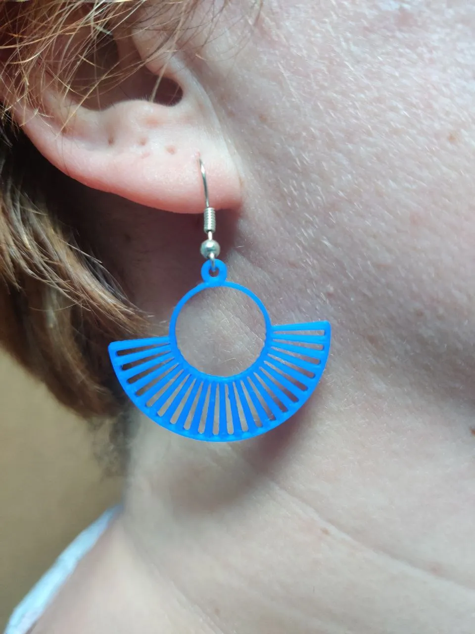 Radiant Fan Arc Earrings view 4