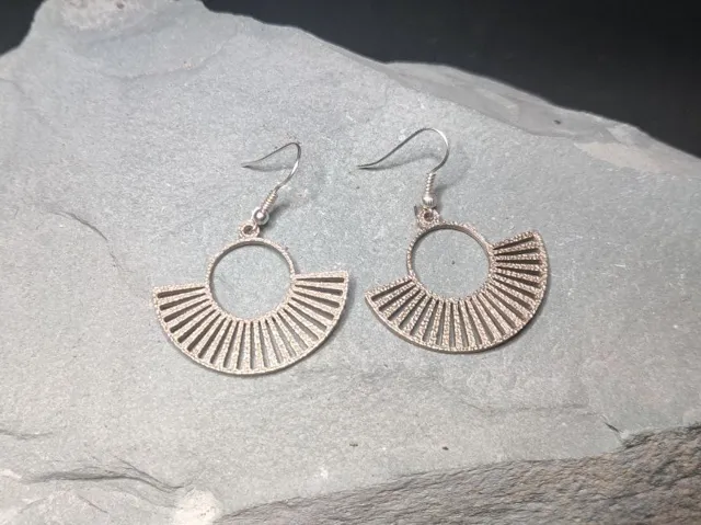 Radiant Fan Arc Earrings