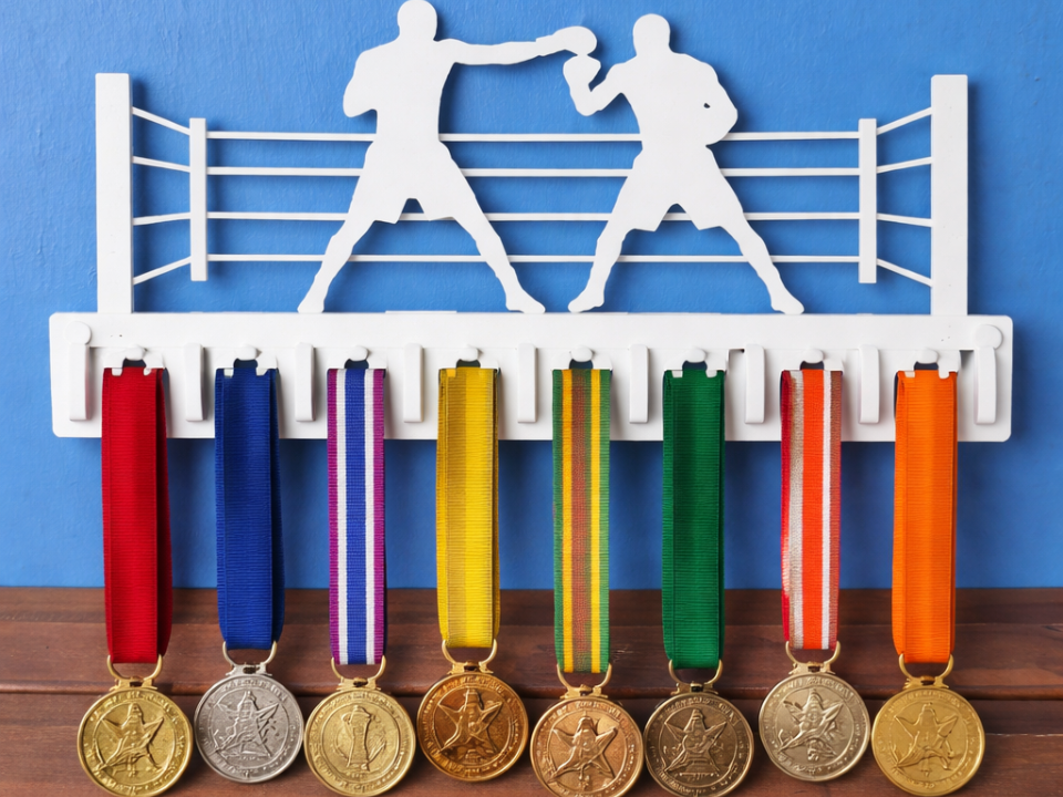Box Medal Hanger (Boxing Ring)