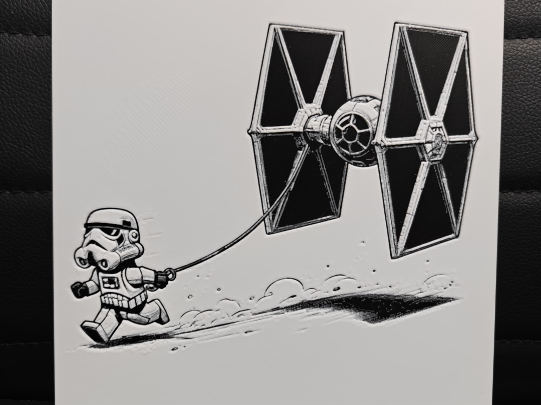 Stormtrooper and Tie Fighter 