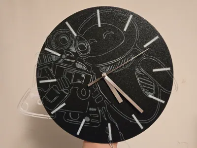 Wall-E and Eve clock 