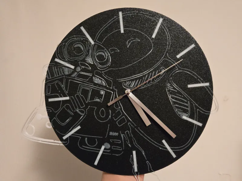 Wall-E and Eve clock 