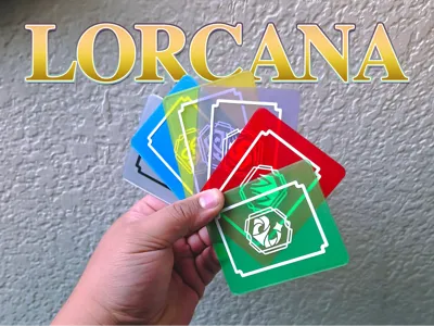 Lorcana Ink Type Cover Cards for TCG Storage