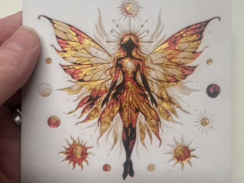 Sun Fire fairy Coaster