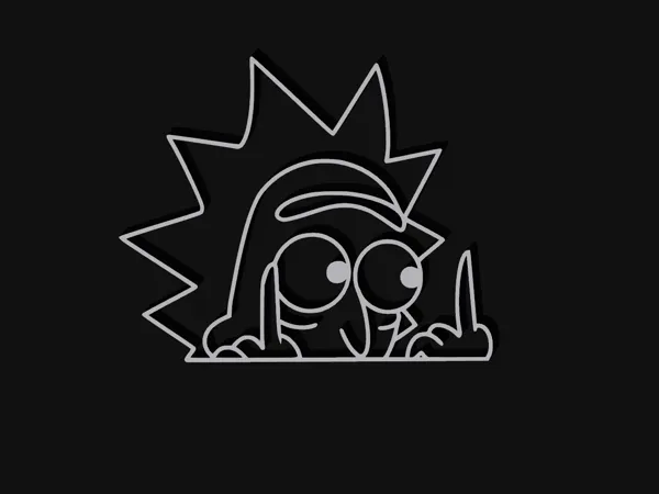 Décoration murale Rick — Rick et Morty