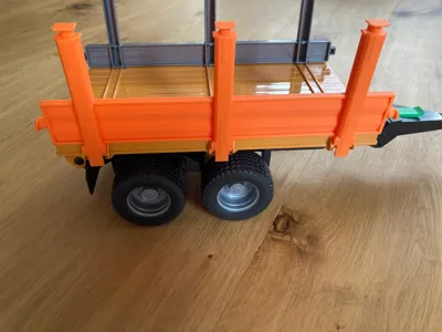 Side panel stakes Bruder wooden trailer and tailgate