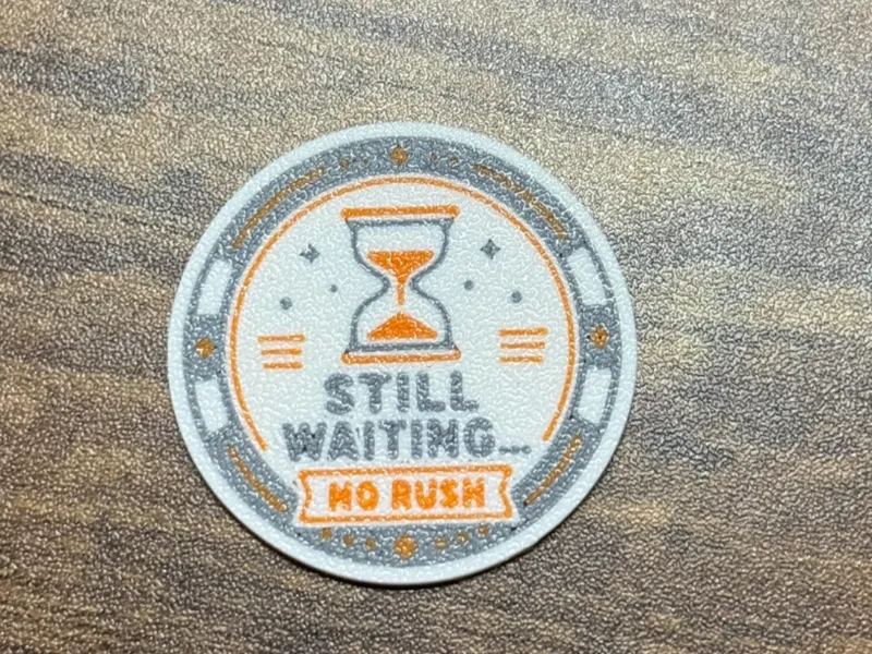 "Still Waiting... No Rush" Token