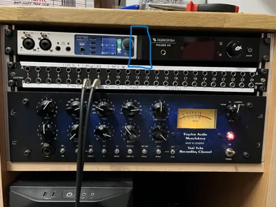 19" Half Rack Unit Connector - RME UCXII+FerroFish