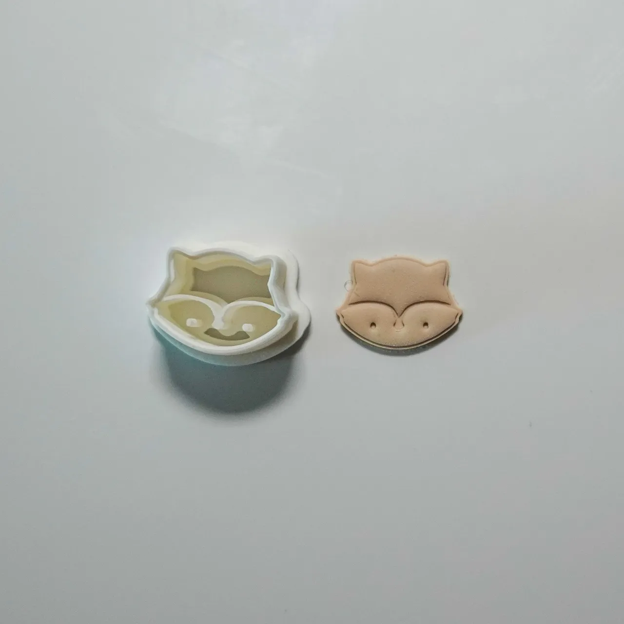 Fox Head Polymer Clay Cutter Earrings Necklaces view 3