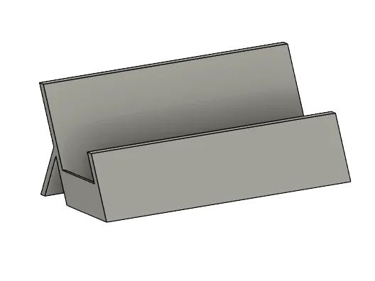Single-Row Business Card Holder – Desktop Display