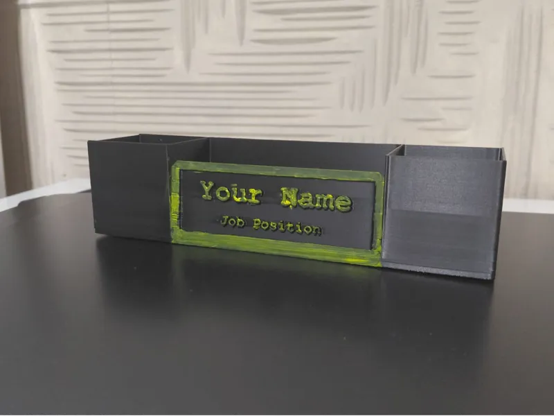 Organizer With Name Plate