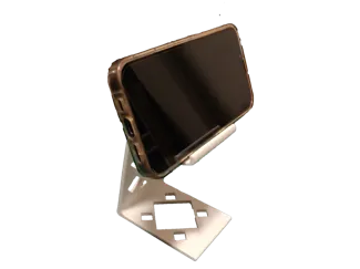 Phone stand for all phones with charging hole