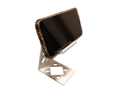 Phone stand for all phones with charging hole