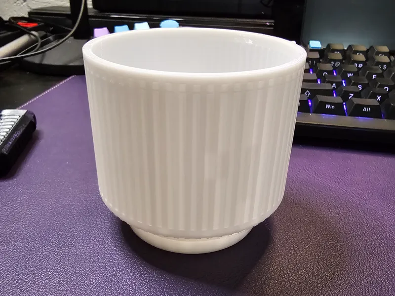 Fluted Pot 1