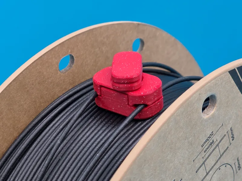 Screwed Up Filament Clip V2 - Save Your Spools!