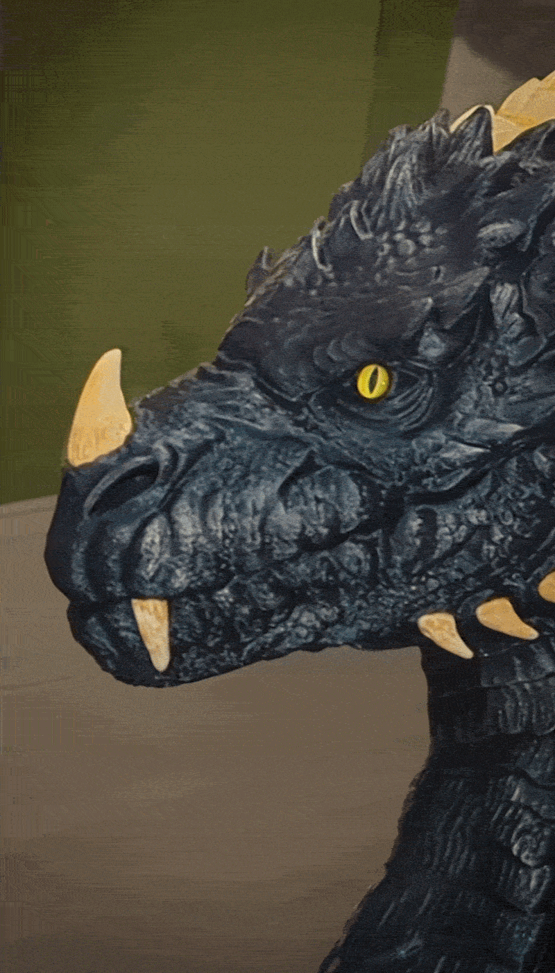 The Incense Smoking Dragon Head