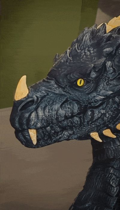 The Incense Smoking Dragon Head
