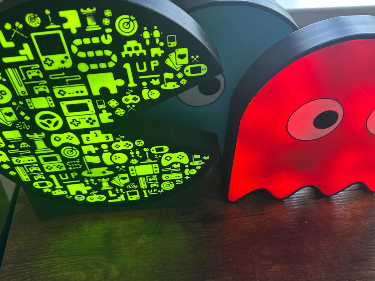 Socle pour boîtier lumineux Pac-Man