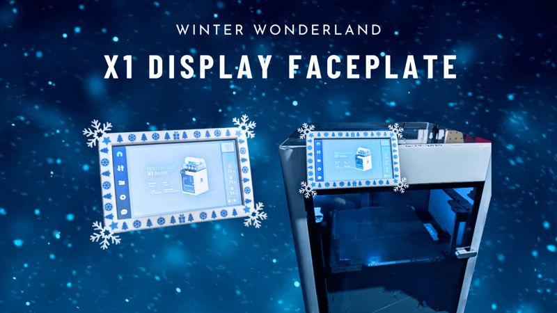 Winter Wonderland X1 Printer Faceplate