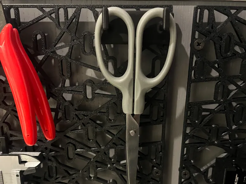 Ikea Skadis scissors holder