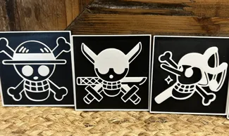 One Piece Straw Hat Jolly Roger Coaster!