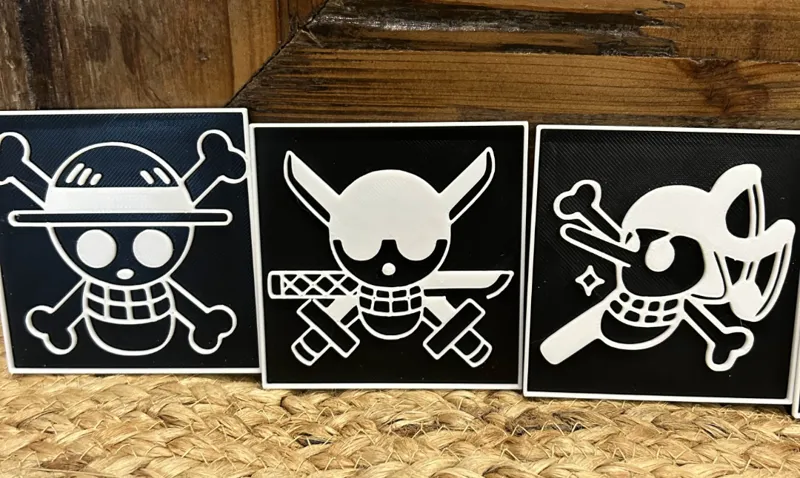 One Piece Straw Hat Jolly Roger Coaster!