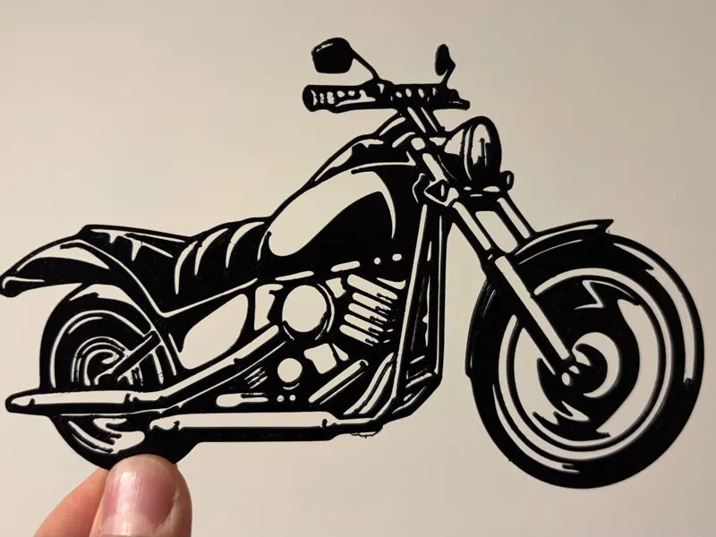 Chopper Bike Wall Art
