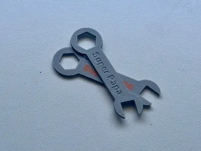 Father's Day Quick Gift: Wrench Shopping Cart Coin