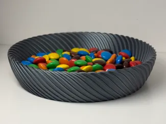 double sided curved bowl