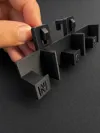 Extra Edge - Wire Brush Holder With Letter