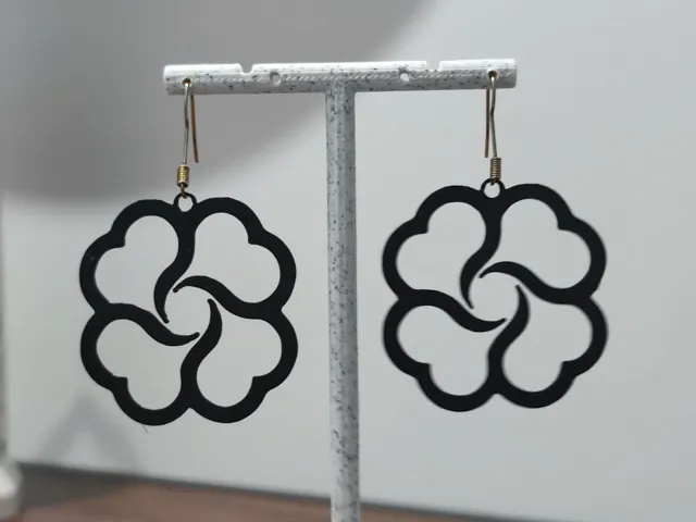 Aretes Remolino Nocturno