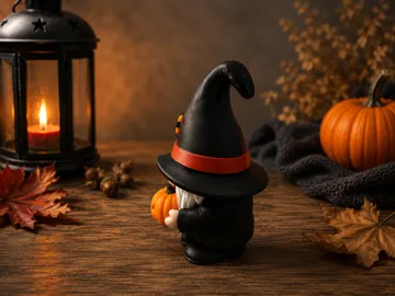 Adorno temático: Pumpkin Hugger Gnome — vista de referencia 4