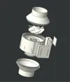 0.2mm layer, 2 walls, 10% infill