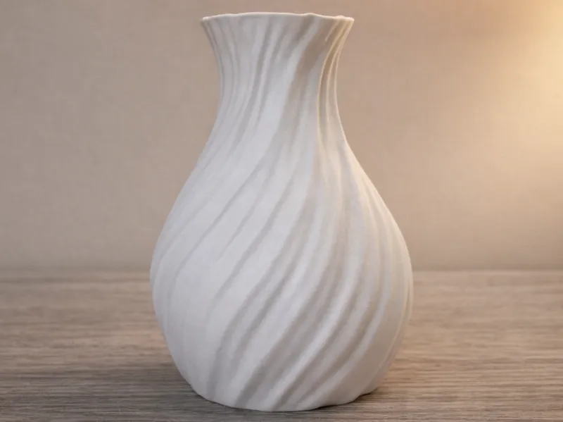 Vase torsadé