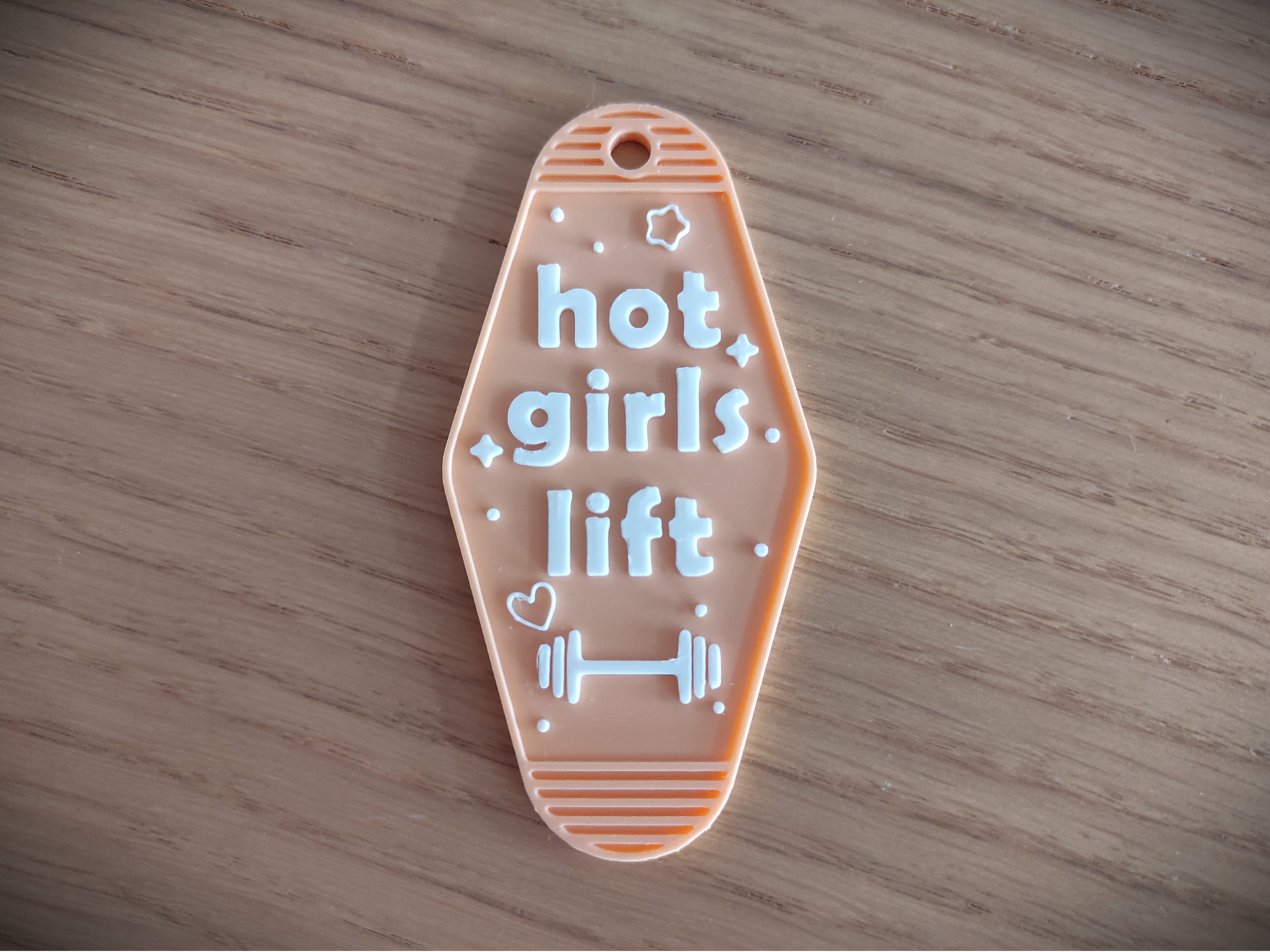 Hot girls lift - keychain