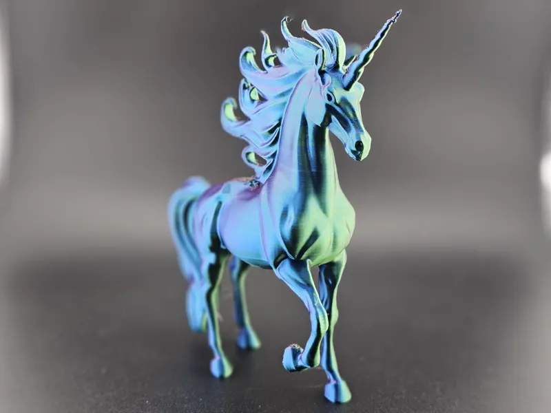 Majestic Fantasy Unicorn Statue with Flowing Mane