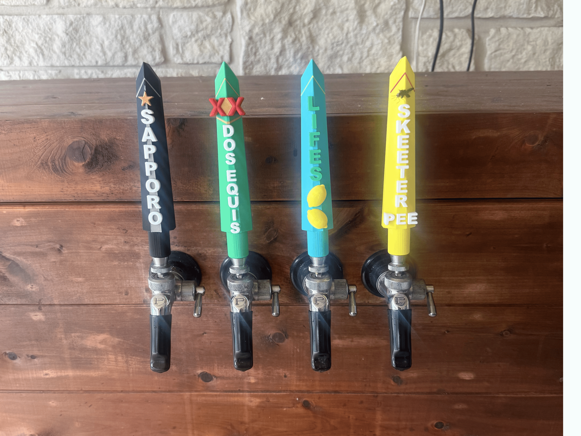 Assorted Beer Tap Handles
