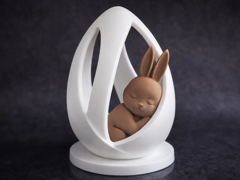 Osterhase im Osterei kein AMS