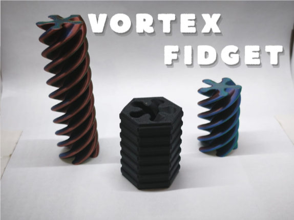 Juguete antiestrés Hexagonal tipo Vortex