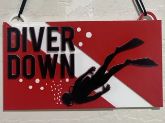 Diver Down Sign