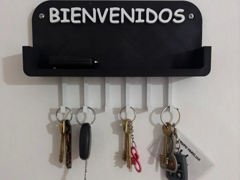 Porta llaves "Bienvenidos"