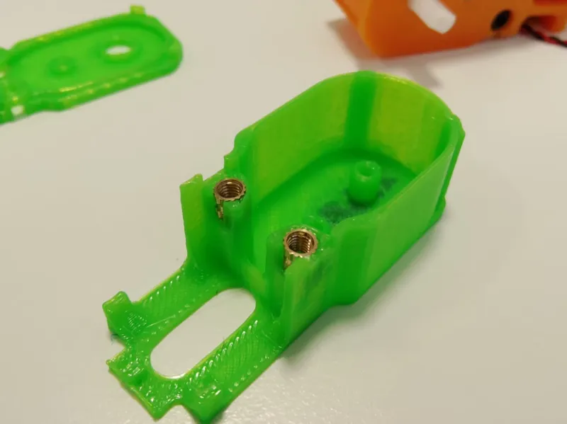 CyberBrick Gearbox Ratio Label & M3 Insert Mod
