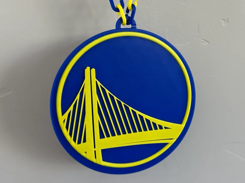 Golden State Warriors Pendant & Chain