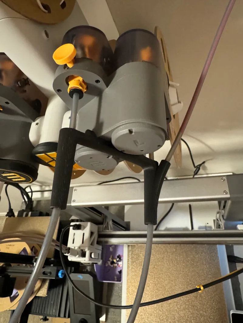 External Spool Integrated Tube Support (no more moving PTFE tubes)