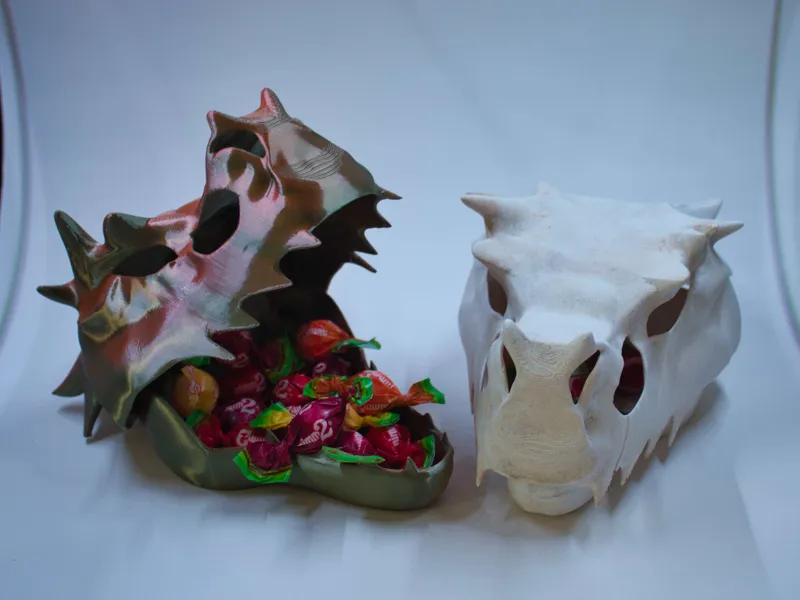 Dragon Skull Candy Bowl