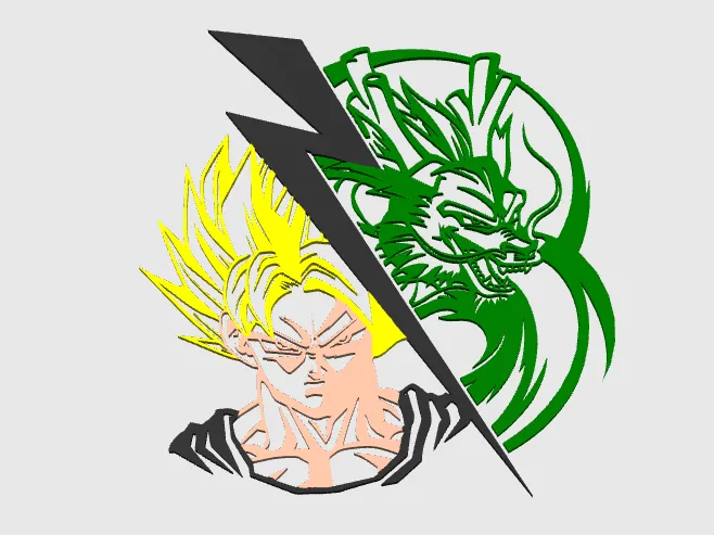 DECO MURAL DBZ